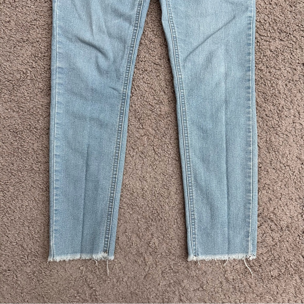 Tinseltown Light Blue Midrise Skinny Jeans Womens Juniors 27 - Picture 2 of 14